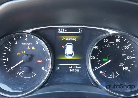 2016 Nissan Rogue Sv z USA, uszkodzony, nr VIN KNMAT2MV5GP604724